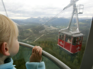 Child on Jasper Tramway Tour