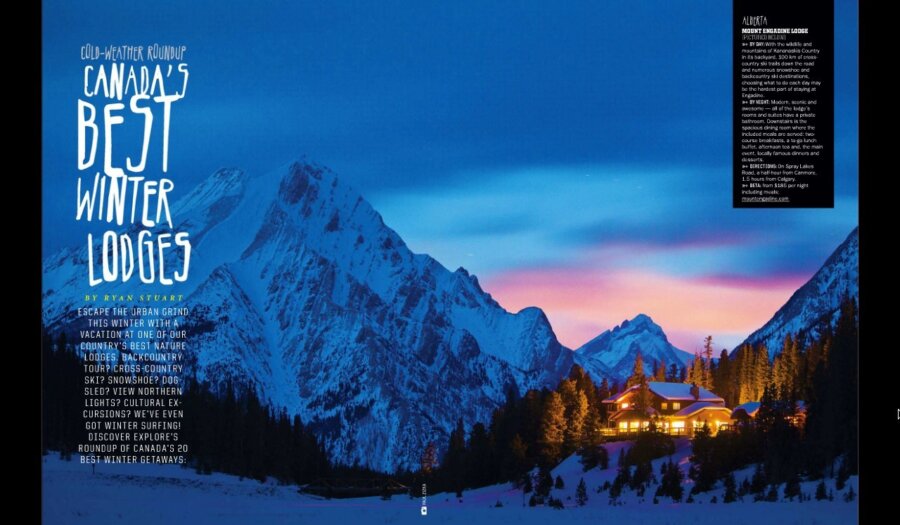 Explore winter magazine image