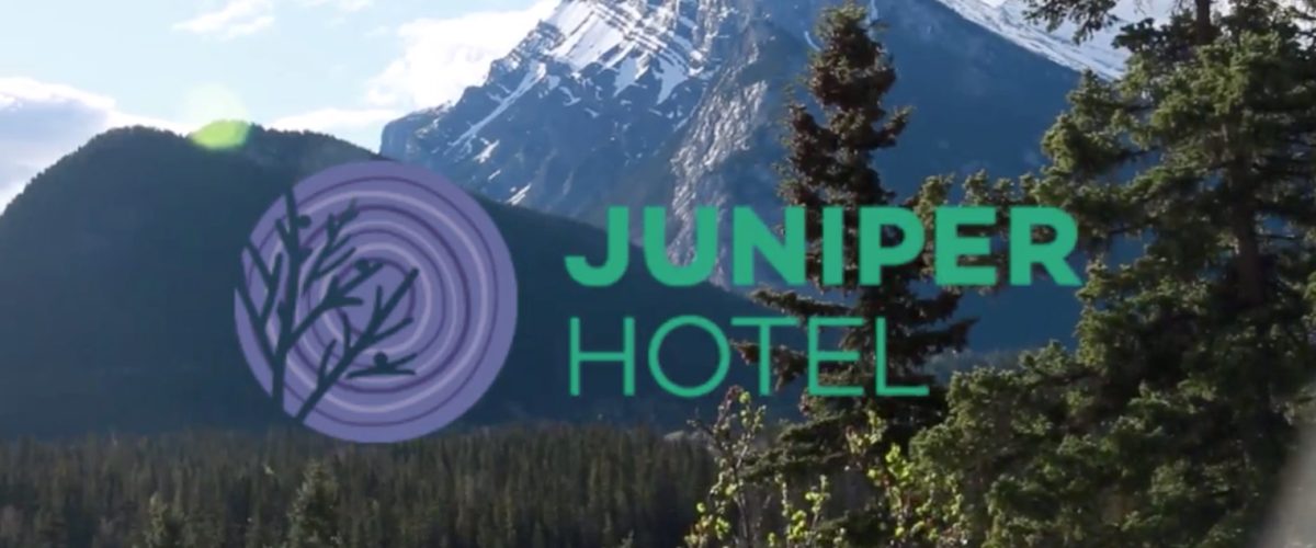 View from the Juniper hotel in Banff