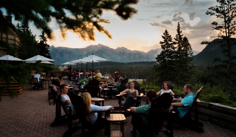 Juniper Bistro Banff Patio