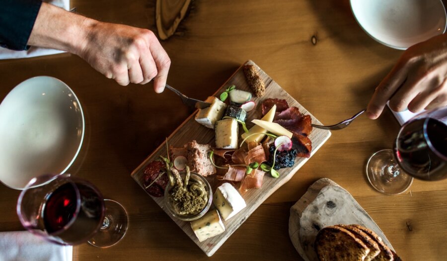Charcuterie at the Juniper Bistro Banff
