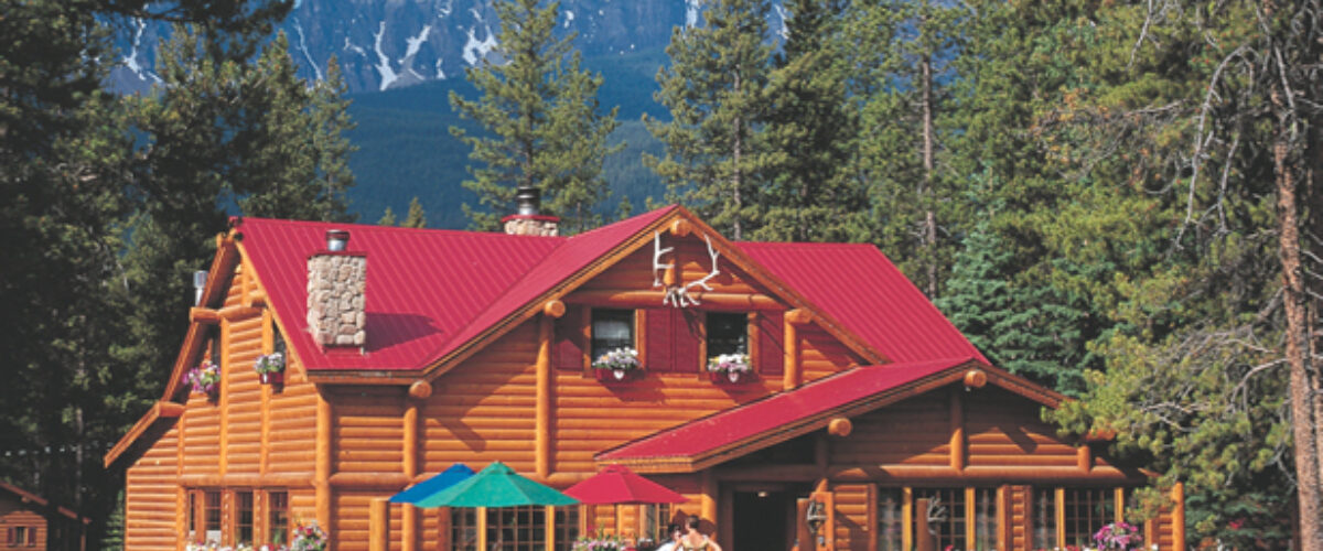 Exterior photo of Baker Creek Chalets in Lake Louise