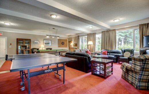 Recreation space at the Crossing at Ghost River, Cochrane Alberta