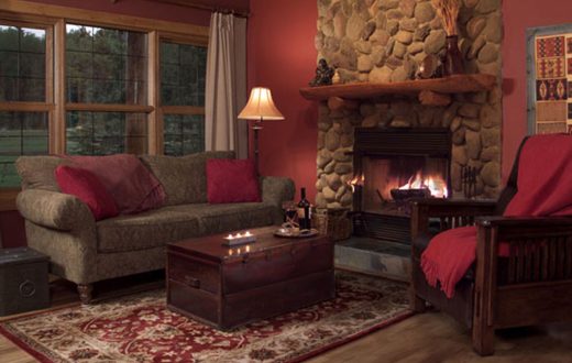 Creekside cottage hearth